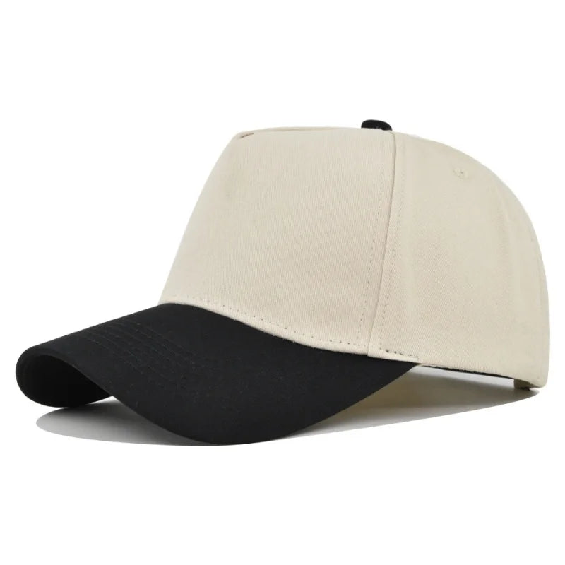 Unisex Light Panel Color Blocked Baseball Caps Spring Autumn