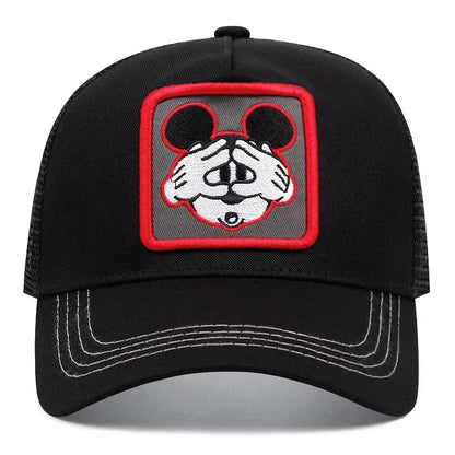 High Quality Brand Anime Cartoon Snapback Cotton Baseball Cap Men Women