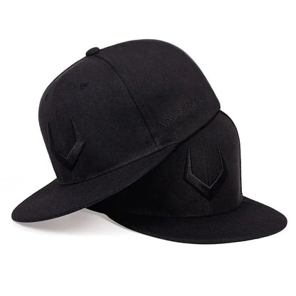 Unisex Simple V Embroidery Hip-Hop Hats Outdoor Adjustable