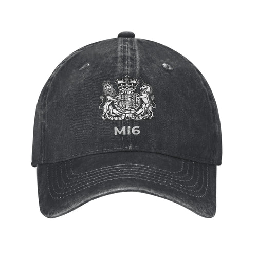 MI6 Spy Secret Intelligence Service Men Women Baseball Caps