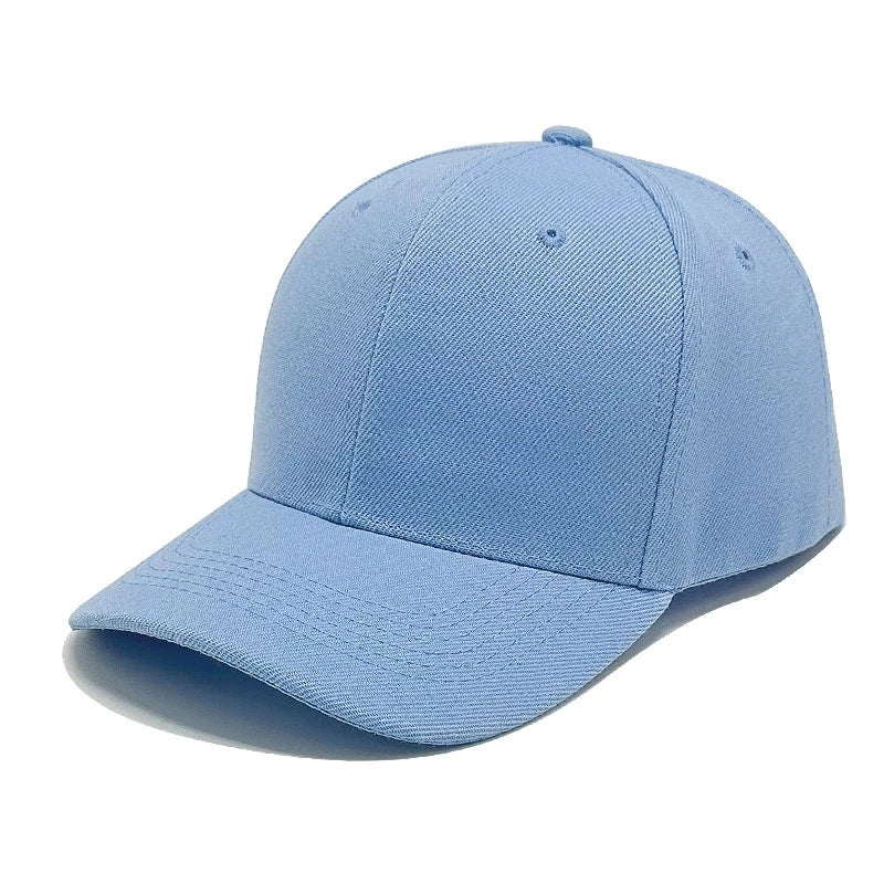 Fashionable Sun Shading Hip-Hop Solid Color Baseball Cap