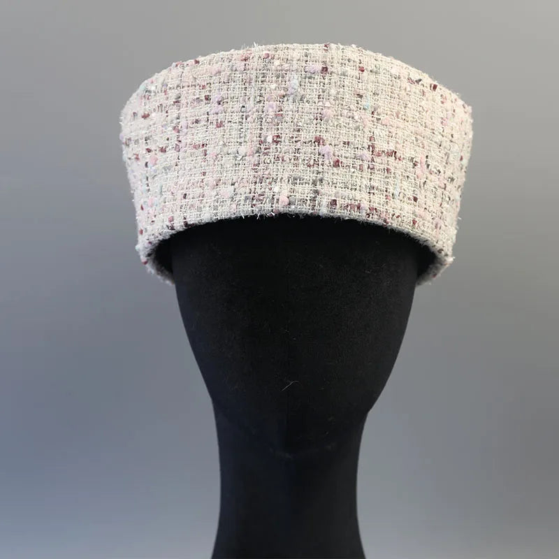 Autumn Harris Tweed Beret For Women French Vintage Painter Hat