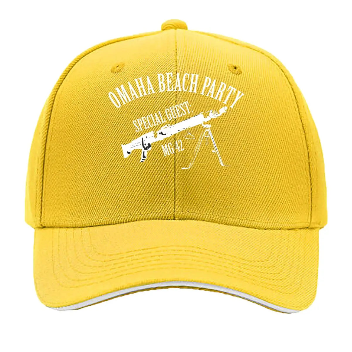 Omaha Beach Party Themed Design Print Sandwich Baseball Cap Men Hip Hop Bucket Hat Summer Sun Dad Hats