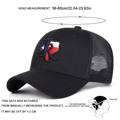 Unisex TR Embroidery Baseball Net Caps Spring Summer