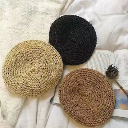 New Summer Solid Color Beret For Women