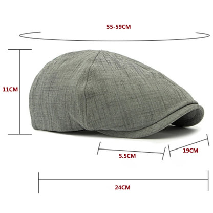 Beret Cap Spring Summer Octagonal Cap For Men Women 6 Panels Artist Painter Beret Hat