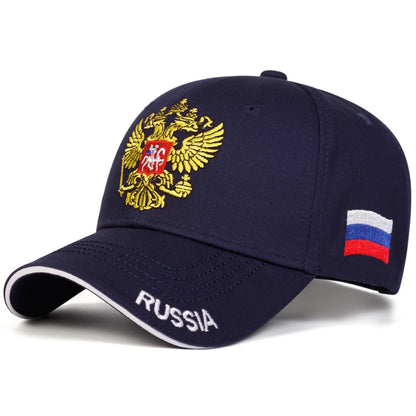 Unisex Double-headed Eagle Embroidery Baseball Caps Spring and Autumn