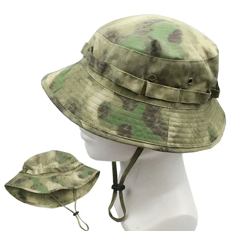 Tactical Camouflage Boonie Hat Multicam Men Sports Hunting Cap