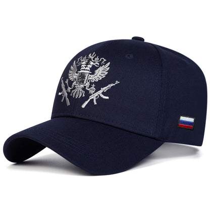 Unisex Double-headed Eagle Embroidery Baseball Caps Spring Autumn