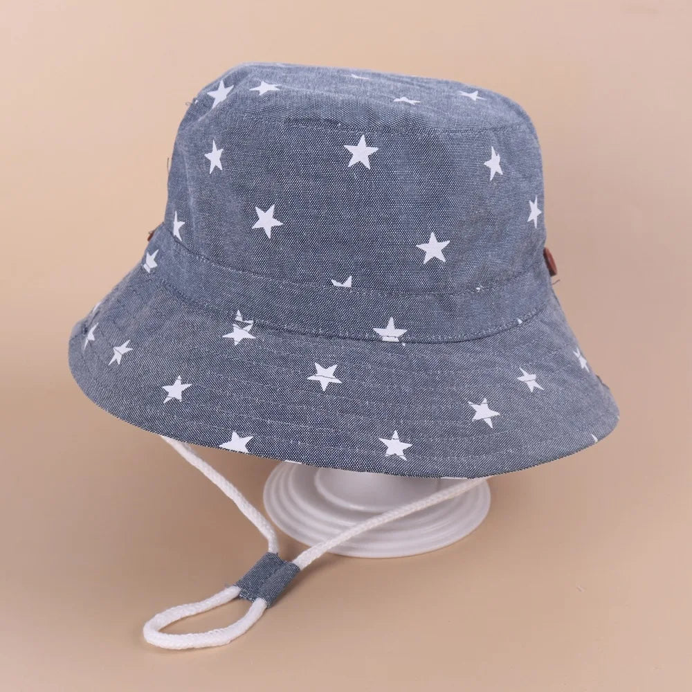 Children Panama Hat Spring Summer Baby Fisherman Hat For Boys Girls Bucket Hats