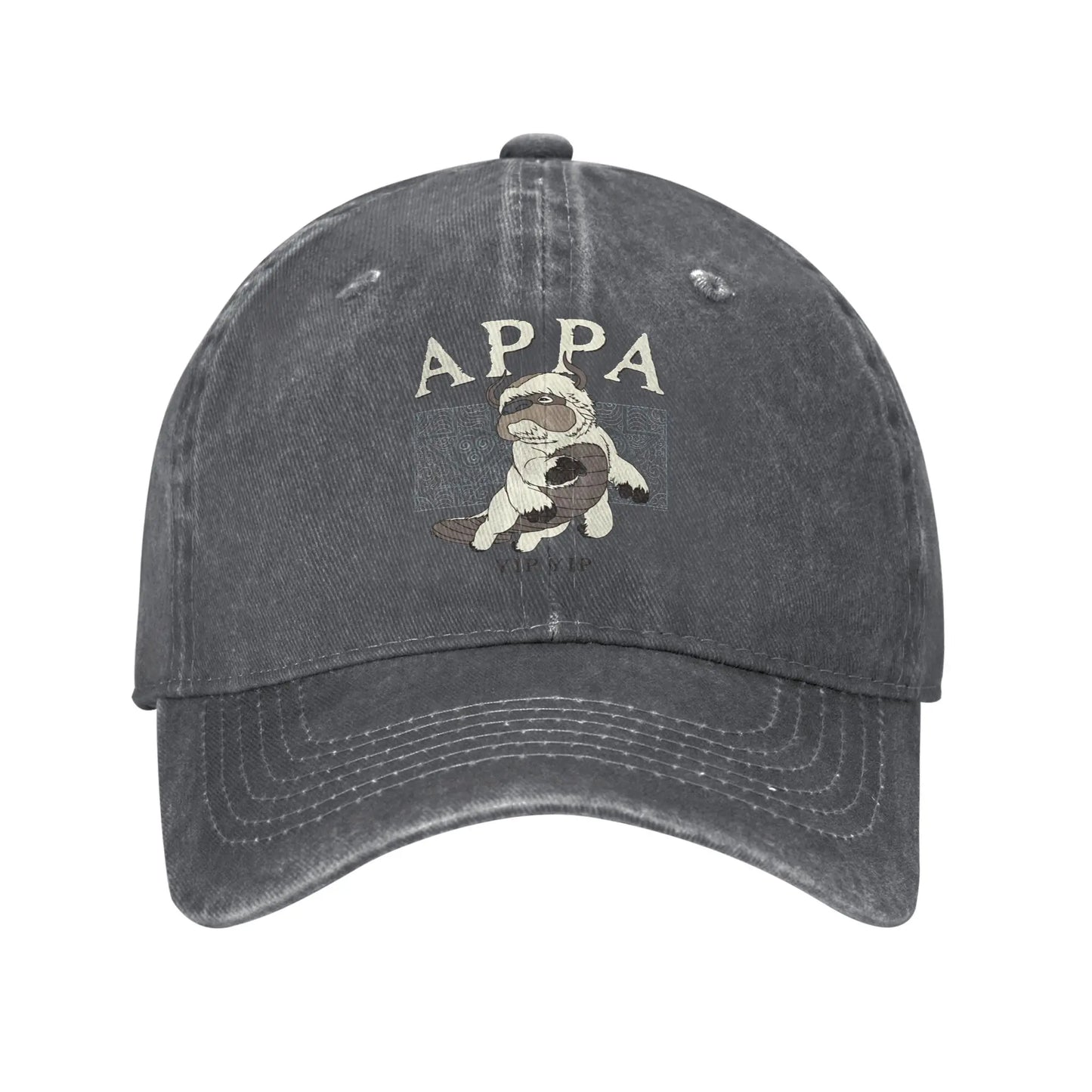 Avatar- The Last Airbender Appa Yip Yip Big Chest Logo Casual Baseball Cap