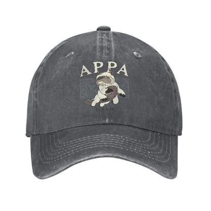 Avatar- The Last Airbender Appa Yip Yip Big Chest Logo Casual Baseball Cap