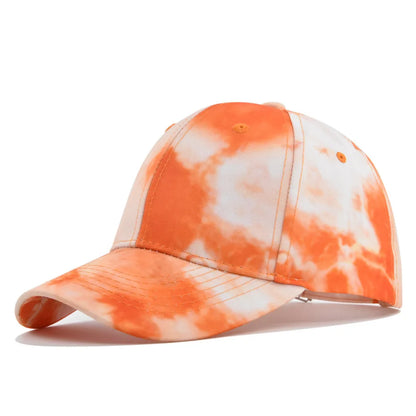 Unisex Spring Summer Dyed Baseball Cap
