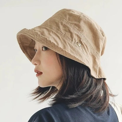 Fisherman Hats Sunshade Fabric Bucket Hat