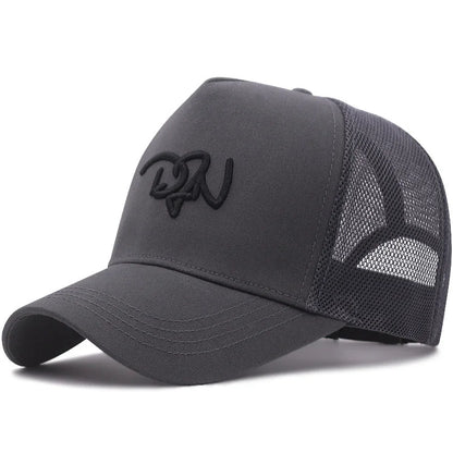 High Quality Summer Lady Mesh Sun Caps Male Large Snapback Hat Hard Cotton Women