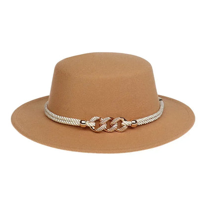 Unisex British Style Lightweight Felt Fedora Jazz Trilby Hat