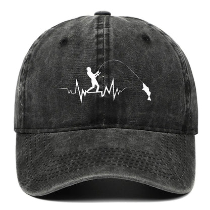 Fashion Fishing Pattern Design Embroidery Baseball Cap