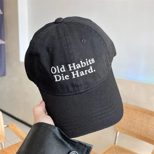 New Baseball Cap Embroidery Lettered Casual