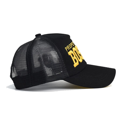 Summer Men Mesh Baseball Cap Outdoor Sport Letter Snapback Hat