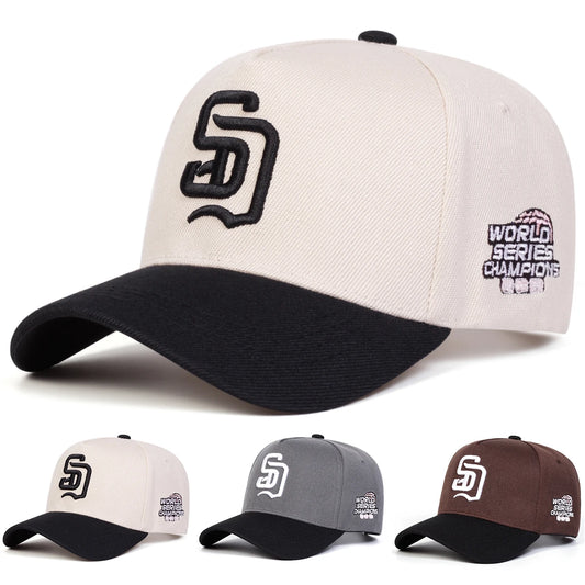 Unisex SD Letter Embroidery Baseball Caps Spring And Autumn Outdoor