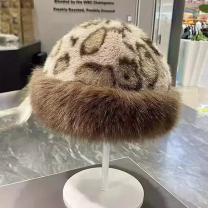 2024 Winter Plush Ear Keep Warm Headgear Fluffy Fur Protection Cap