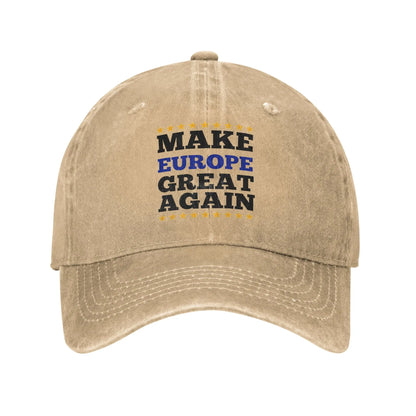Make Europe Great Again Casual Baseball Cap Summer