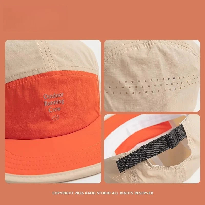 Outdoor Camping Sunscreen Quick-Drying Color Matching Baseball Caps