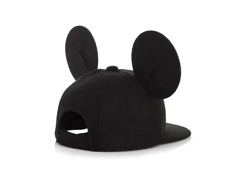Men's And Women's Fashion Casual Mouse Ears Baseball Cap, Children's Hip Hop