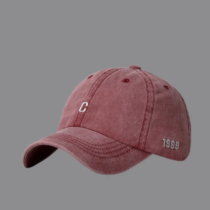 Vintage Letters C Embroidery Baseball Caps Adjustable