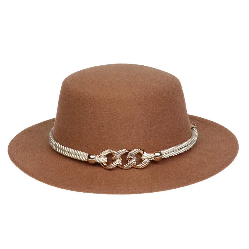 Unisex British Style Lightweight Felt Fedora Jazz Trilby Hat