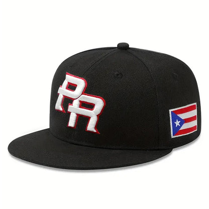 Fashion And Creative New Flat Edge Hat Pr Puerto Rico Side Flag Hip Hop Hat