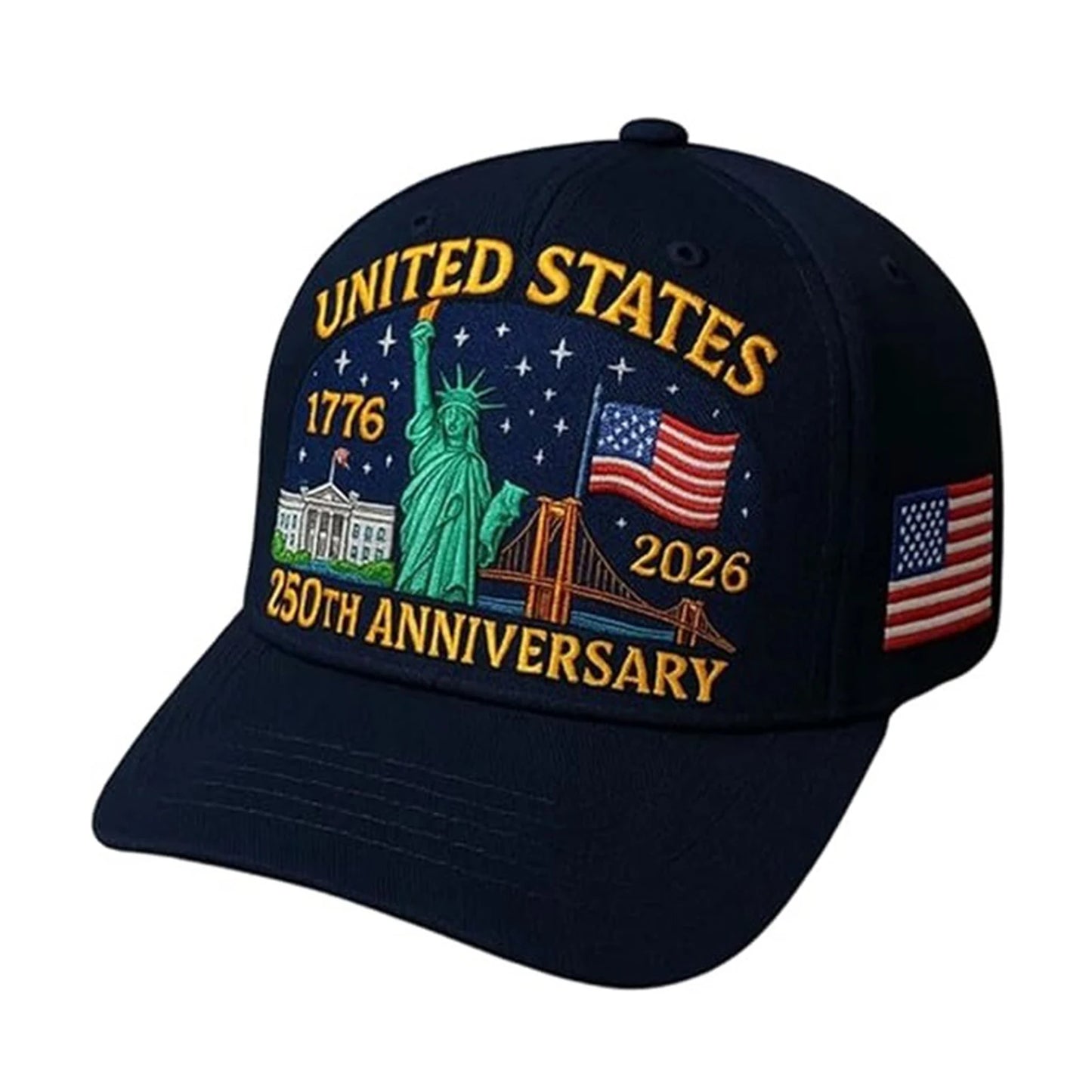 United States 250th Anniversary Cap Washed Cotton Baseball Cap