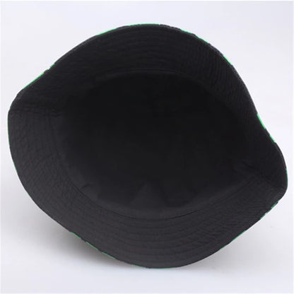 Spring Summer Printed Cucumber Soft Light Cotton Polyester Bucket Hat