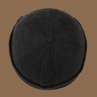 Autumn And Winter Corduroy Brimless Casual Hat