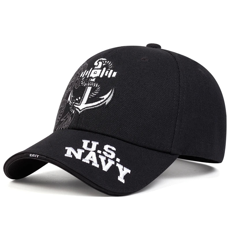 Unisex Anchor Embroidery Baseball Caps Spring and Autumn Outdoor