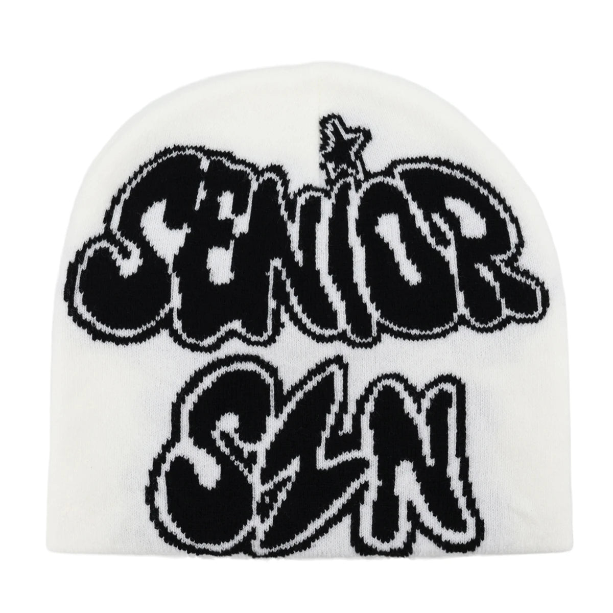 Y2k Letter Butter Knit Hats Skullies Beanies Autumn Winter Warm Hat