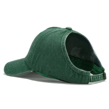 Women's Baseball Cap with Ponytail Design Suitable for Outdoor Sports