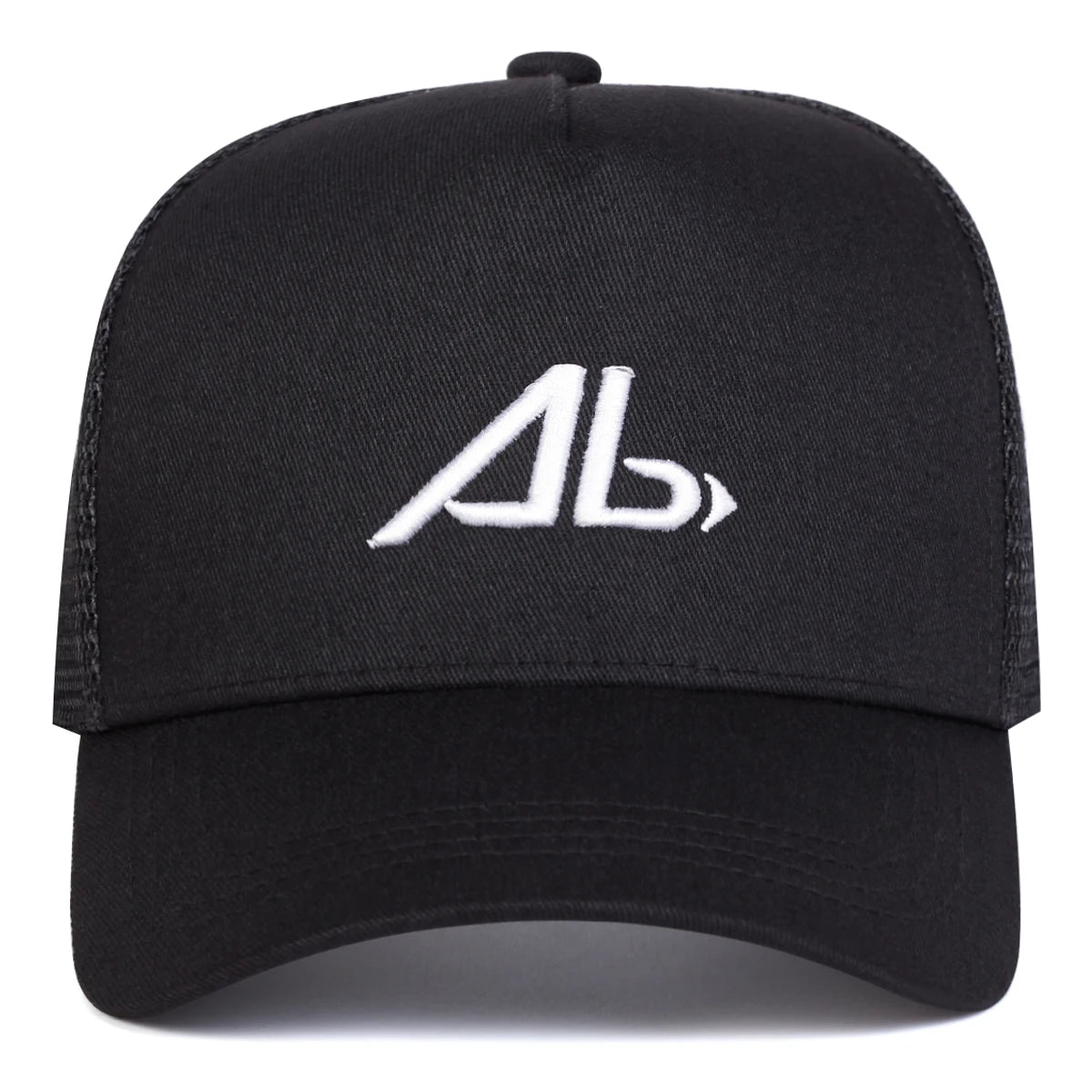 Unisex AB Letter Embroidery Baseball Net Caps