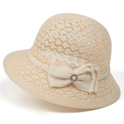Summer Sun Protection Hat French-Style Rolled-Brim Sun Hat