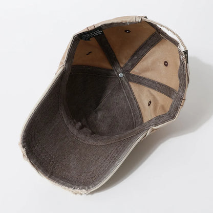 New Spring And Summer Hat Men's Versatile Texture Trendy Brand Letter Cap