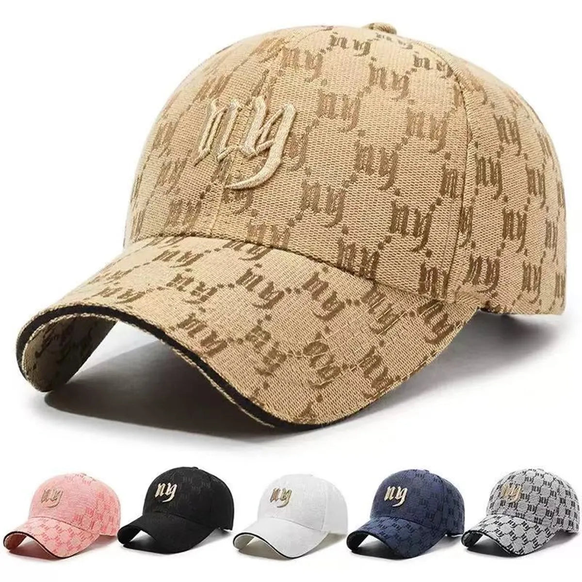 Unisex NY Letter Embroidery Baseball Caps Spring And Autumn