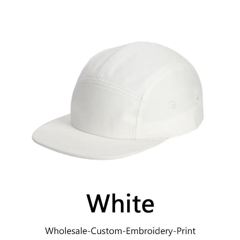 5-Panel Cotton Hat For Men And Women Baseball Hats