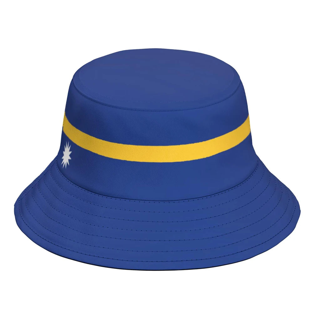 Nauru Fisherman Hats  Bucket Cap Country Travel Fishing