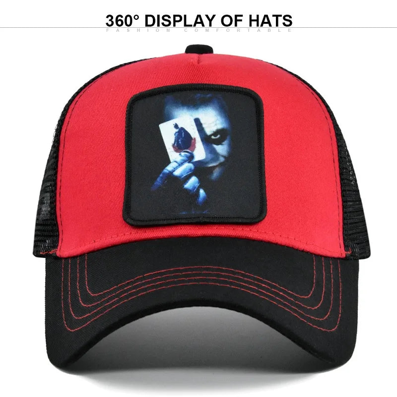 Snapback Caps Summer Breathable Baseball Cap Patch Embroidery Bones Unisex Hip Hop Hats