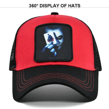 Snapback Caps Summer Breathable Baseball Cap Patch Embroidery Bones Unisex Hip Hop Hats