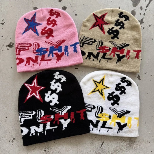 Unisex Jacquard Beanie Hat Outdoor Streetwear