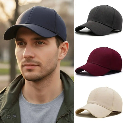 Solid-Color Unisex Breathable Baseball Cap
