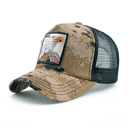Fashion  With Embroidery Goat Patch Four Seasons Baseball Cap For Men Women