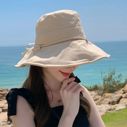 Women Tie Bow Fisherman Hat