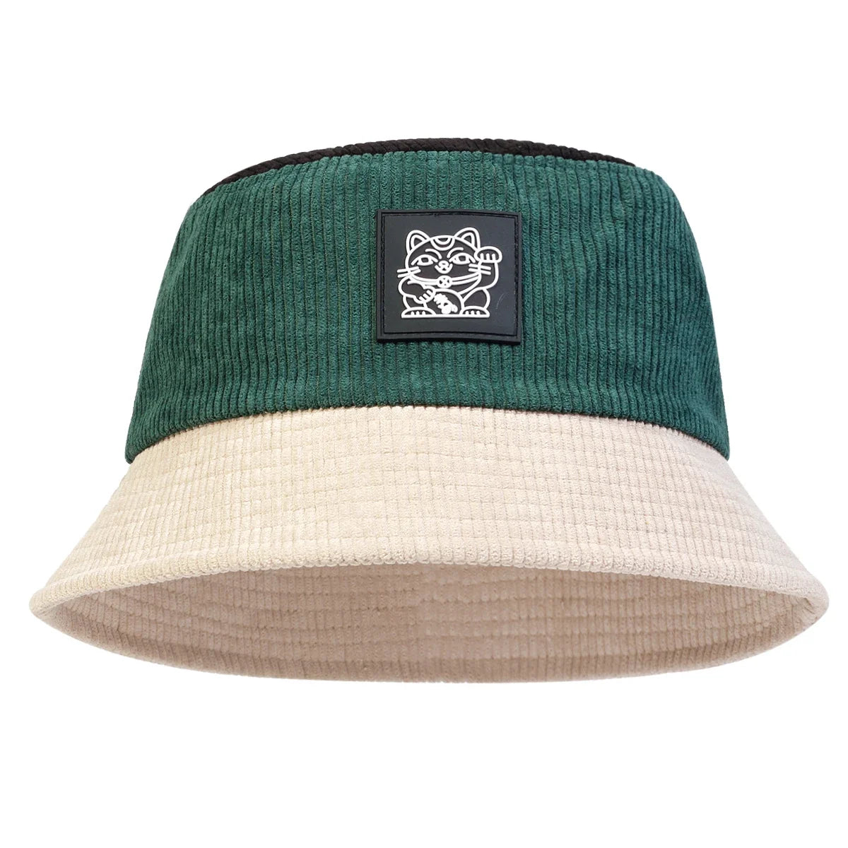 Unisex Cat Embroidery Personality Bucket Hats